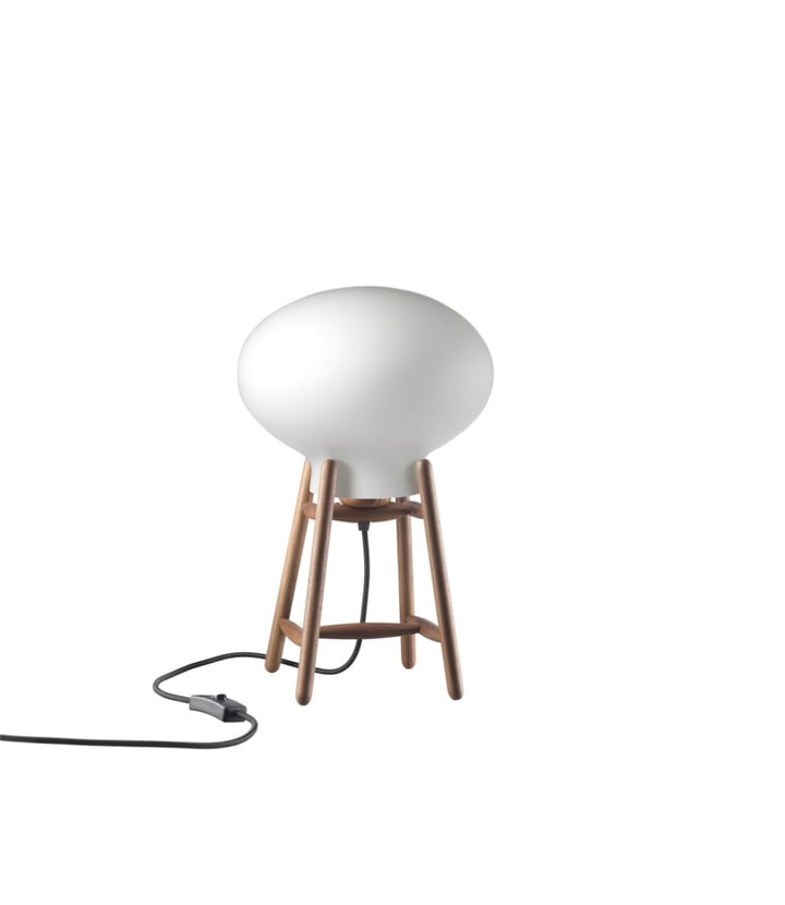 U4 Hiti table lamp - Opal-walnut nature lacquered - FDB Møbler