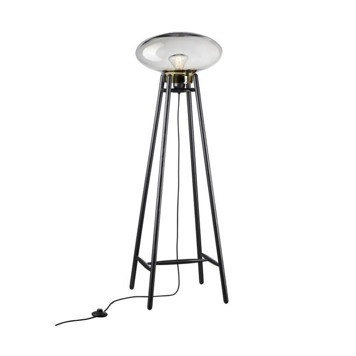 U5 Hiti floor lamp - Smokey grey-oak black painted - FDB Møbler