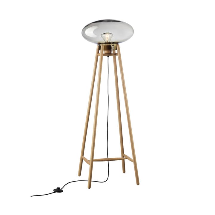 U5 Hiti floor lamp - Smokey grey-oak nature lacquered - FDB Møbler