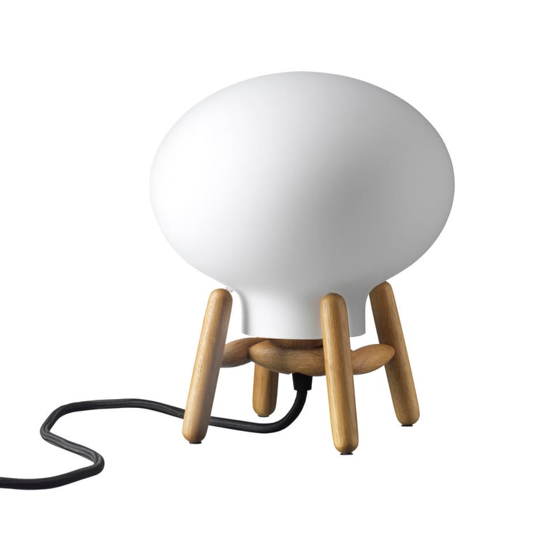 FDB Møbler U6 Hiti Mini table lamp Opal glass-oak nature lacquered