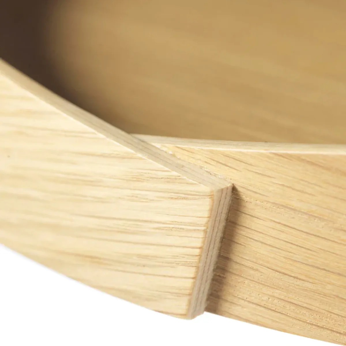 V43 Top tray Ø38 cm, Lacquered oak FDB Møbler