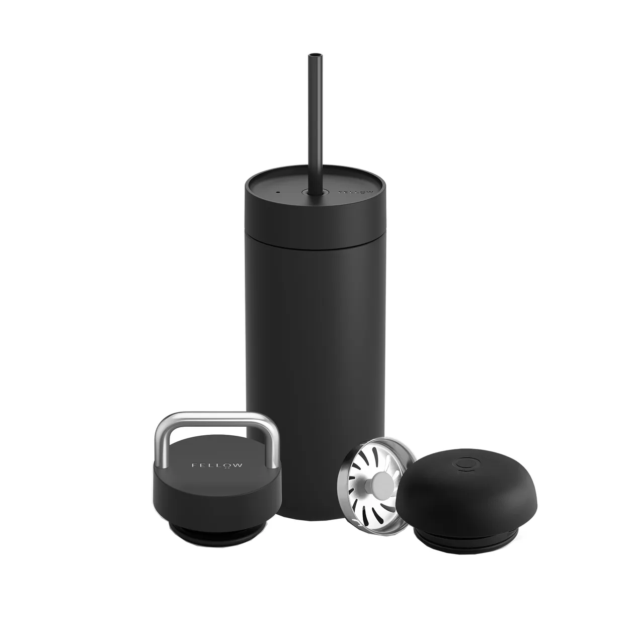 Fellow Carter Move thermos mug 3-in-1 lid set Matte black