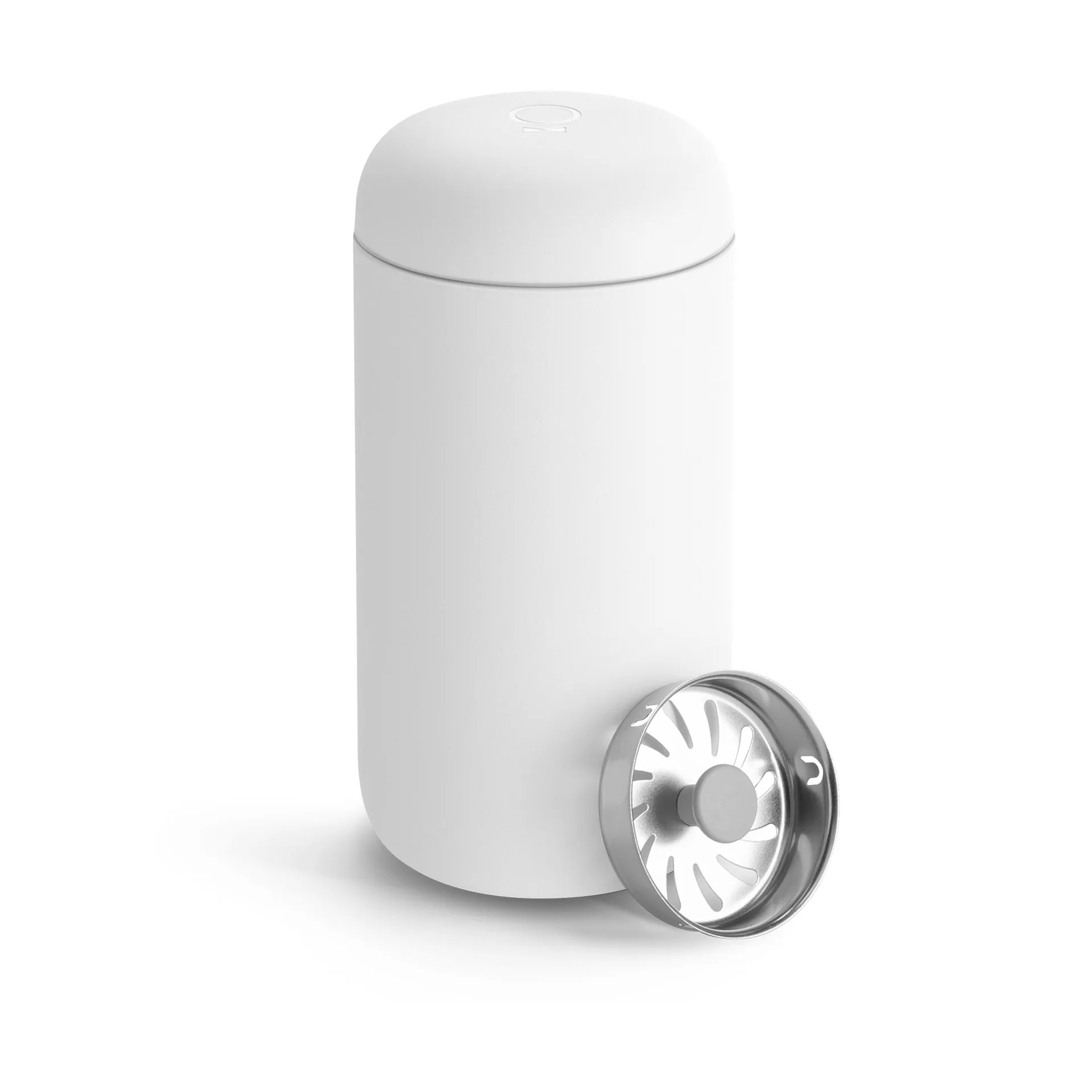 Carter thermos mug with splash guard 35 cl, Matte white Fellow