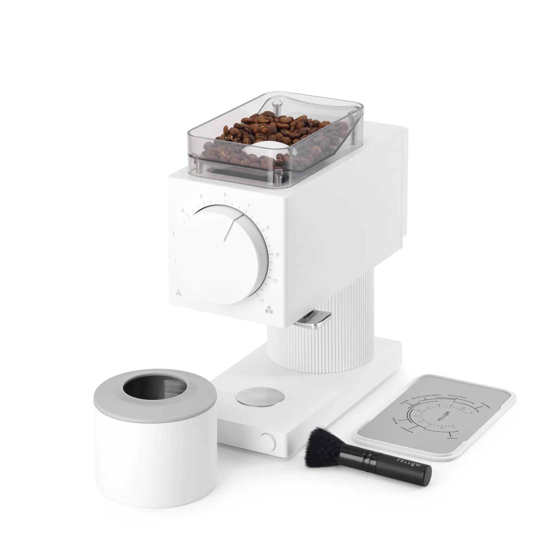 Ode Coffee Grinder Gen 2, Matte white Fellow