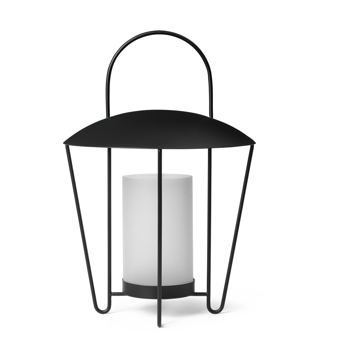 Ferm Living Abri lantern Black | Scandinavian Design | Tea light holders, lanterns & candle dishes | Black