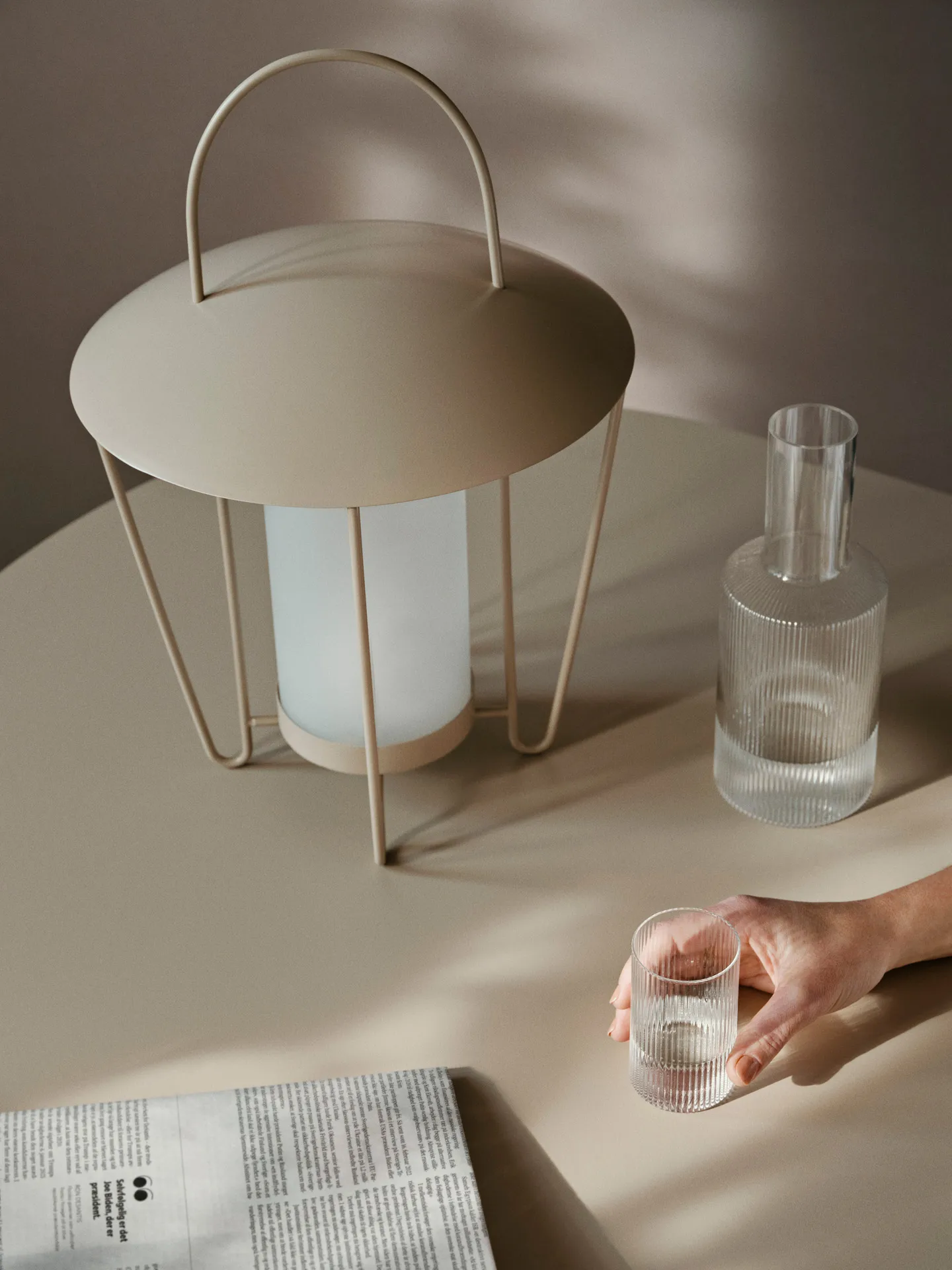 Abri lantern, Cashmere Ferm Living
