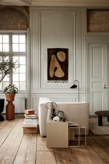 Abstract rug brown-off-white - 80x120 cm - Ferm Living