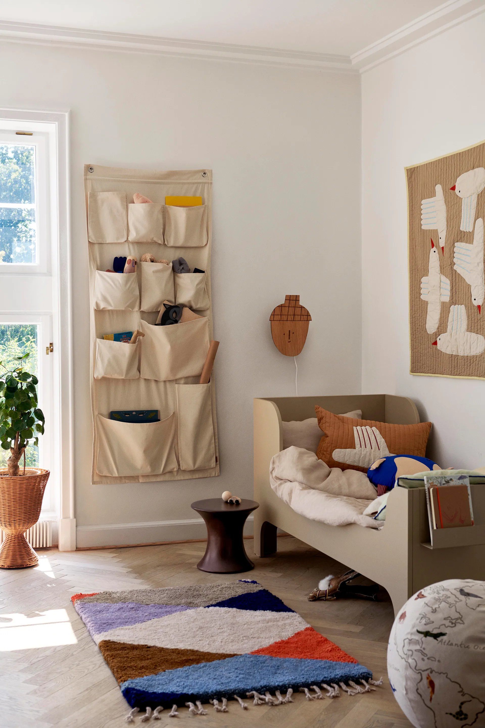 Acorn lamp wall lamp, Oiled oak Ferm Living