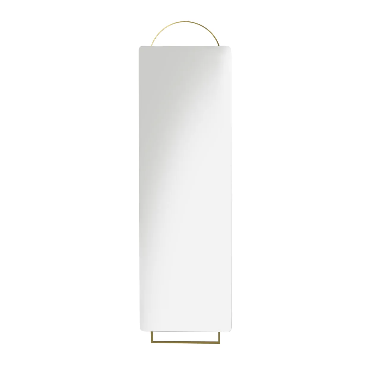 Ferm Living Adorn mirror 159x45 cm Brass | Scandinavian Design | Wall mirrors | Gold-coloured