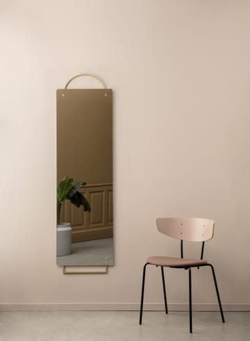 Adorn mirror 159x45 cm - Brass - ferm LIVING