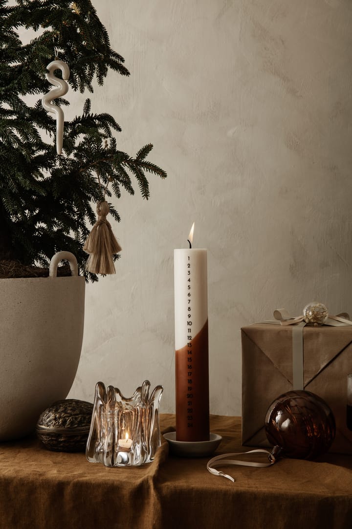 Advent candle Ø5 cm - Amber - ferm LIVING