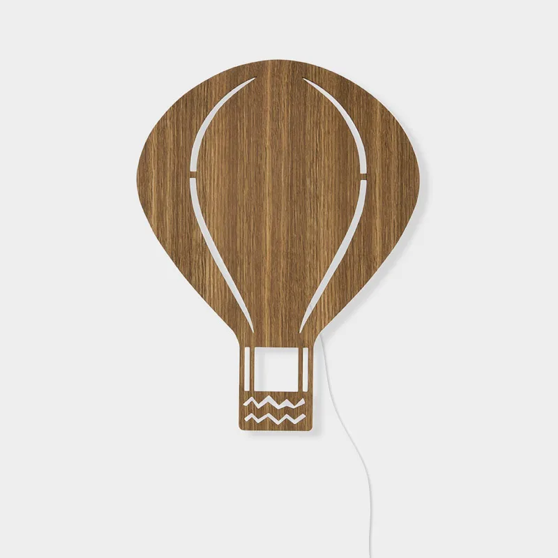 Air balloon lamp, smoked oak Ferm Living