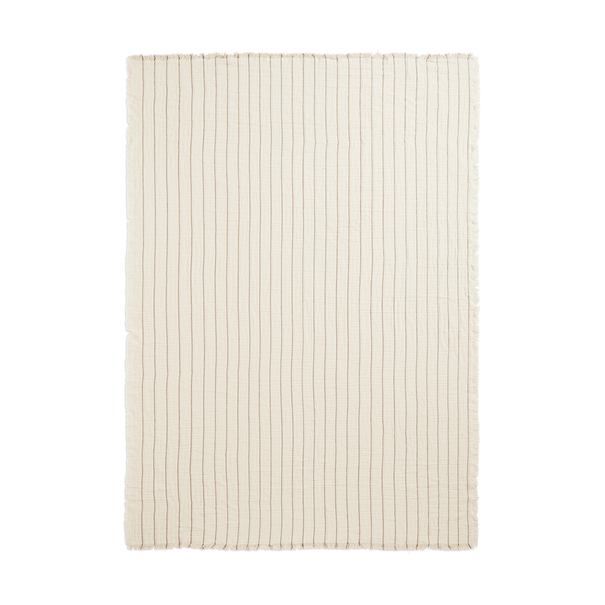 Ferm Living Aires bed spread 240x160 cm Undyed