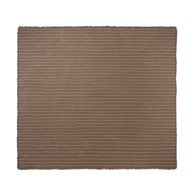 Ferm Living Aires bed spread 240x250 cm Stone