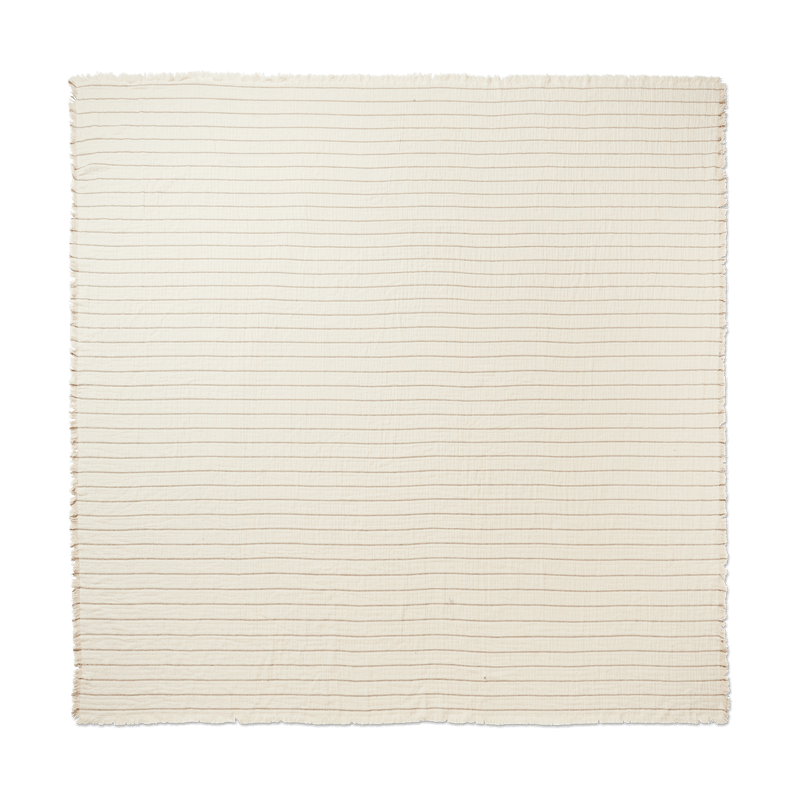 Ferm Living Aires bed spread 240x250 cm Undyed