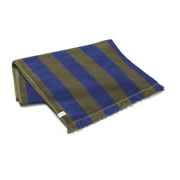 Alee badsheet 100x150 cm, Olive-Bright Blue Ferm Living