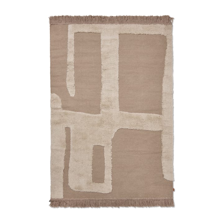 Alley wool carpet S 140x200 cm, Natural Ferm Living