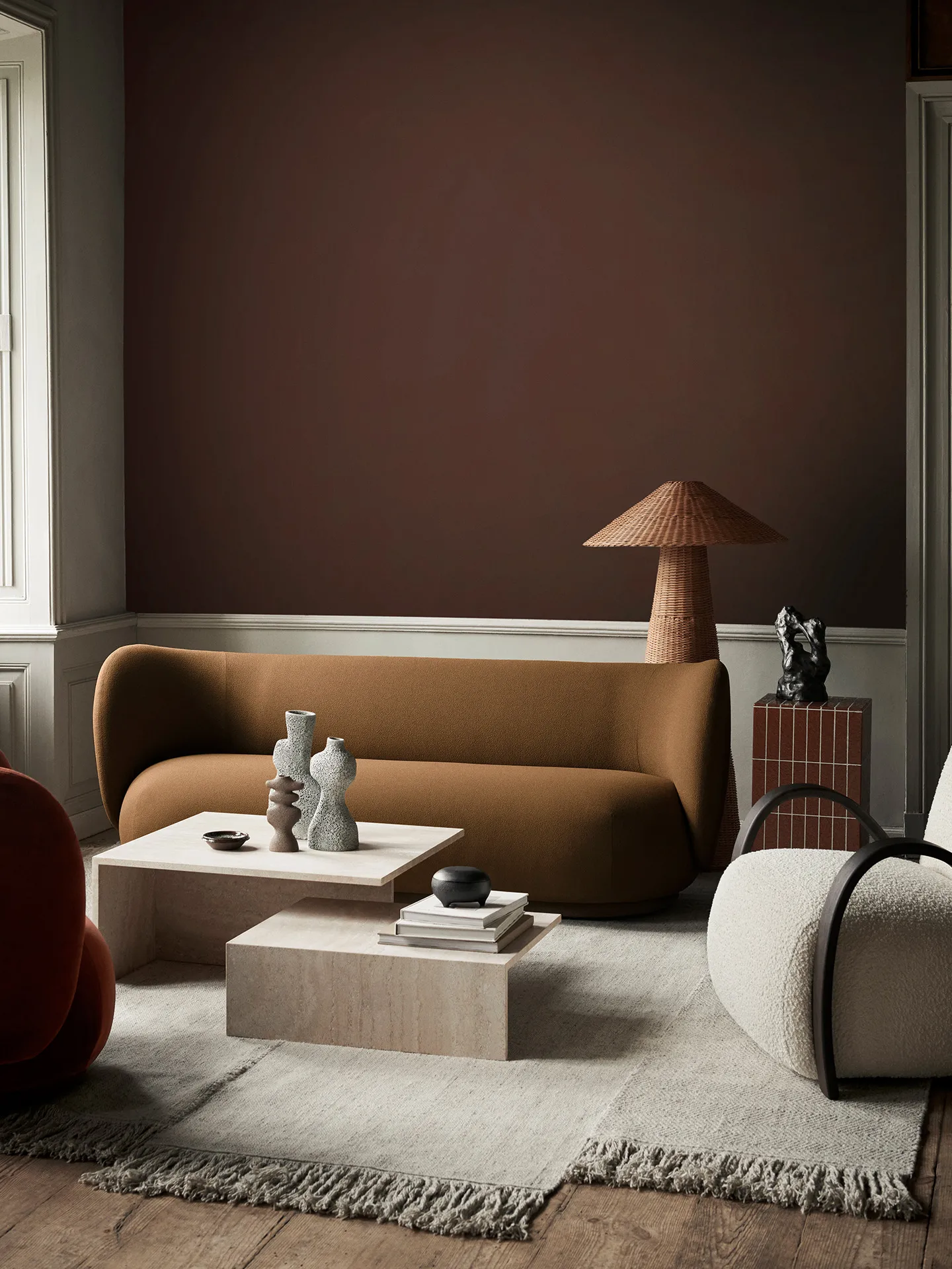 Alter wool rug, Natural, 300x350 cm Ferm Living