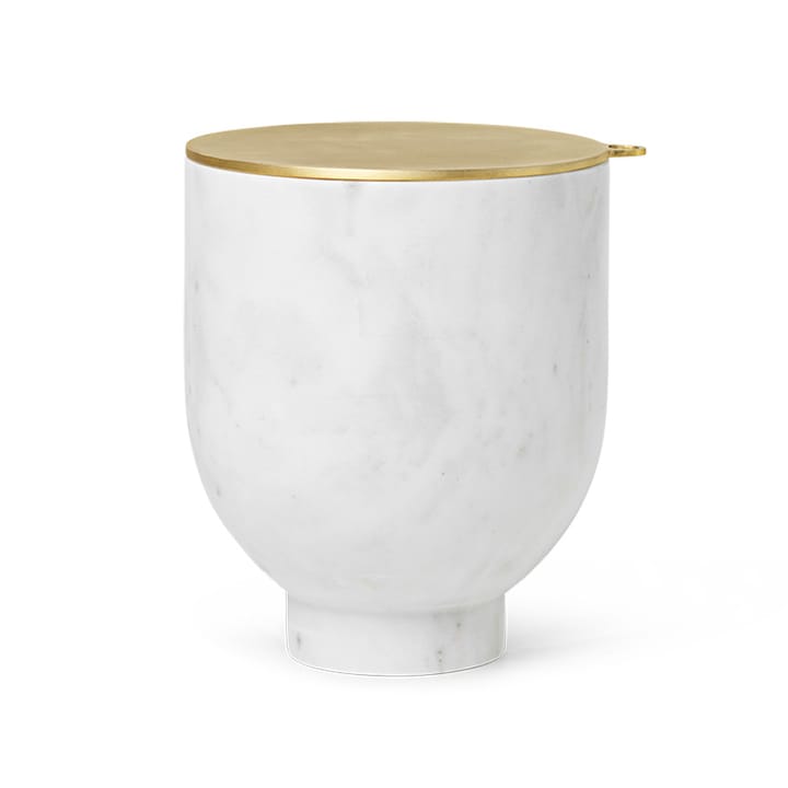Alza ice bucket - white marble - ferm LIVING