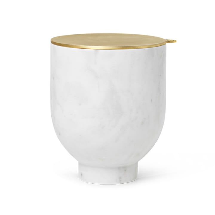 Alza ice bucket, white marble Ferm Living