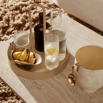 Alza ice bucket - white marble - Ferm Living