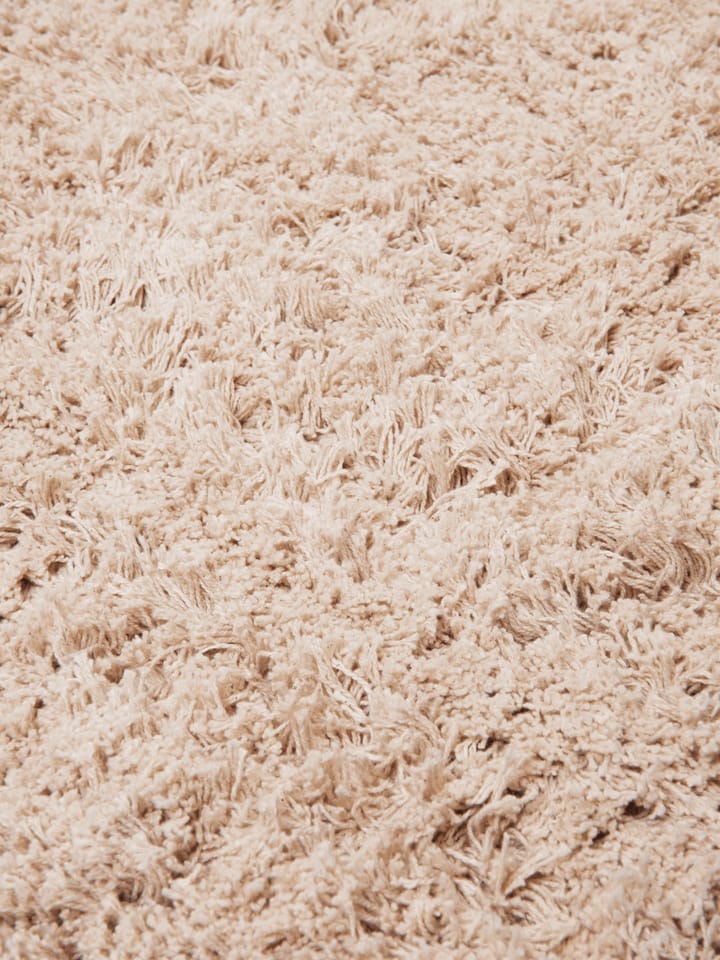 Amass long pile rug 140x140 cm, Off-white Ferm Living