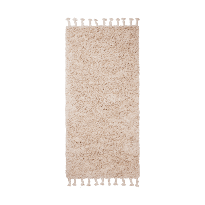 Amass long pile rug 70x140 cm - Off-white - Ferm Living