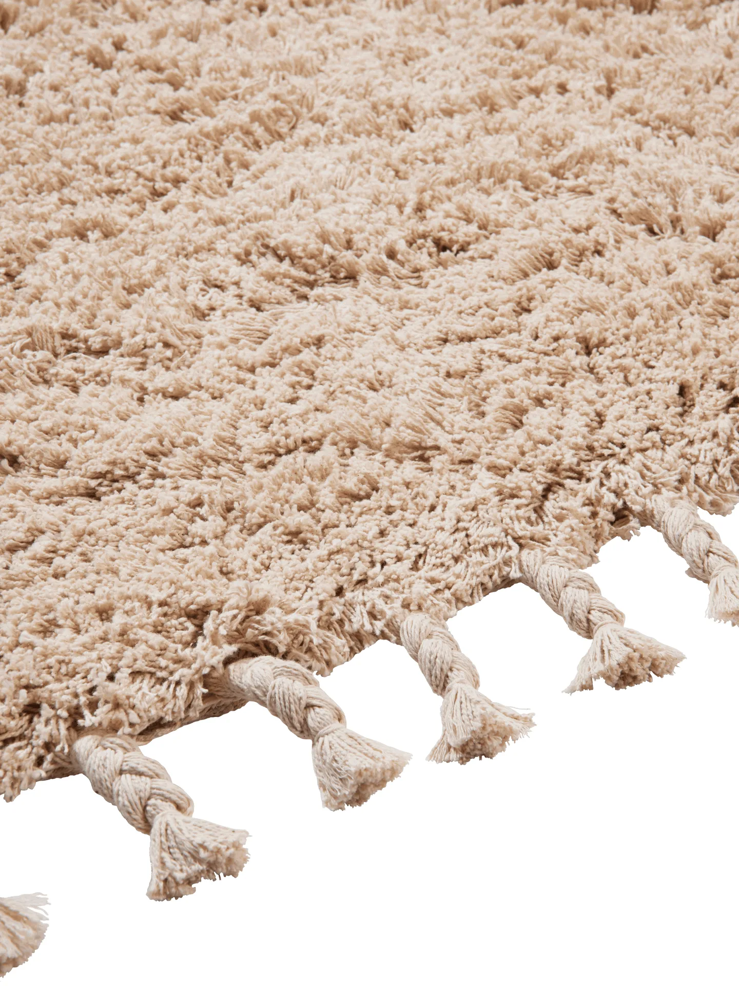 Amass long pile rug 70x140 cm, Off-white Ferm Living