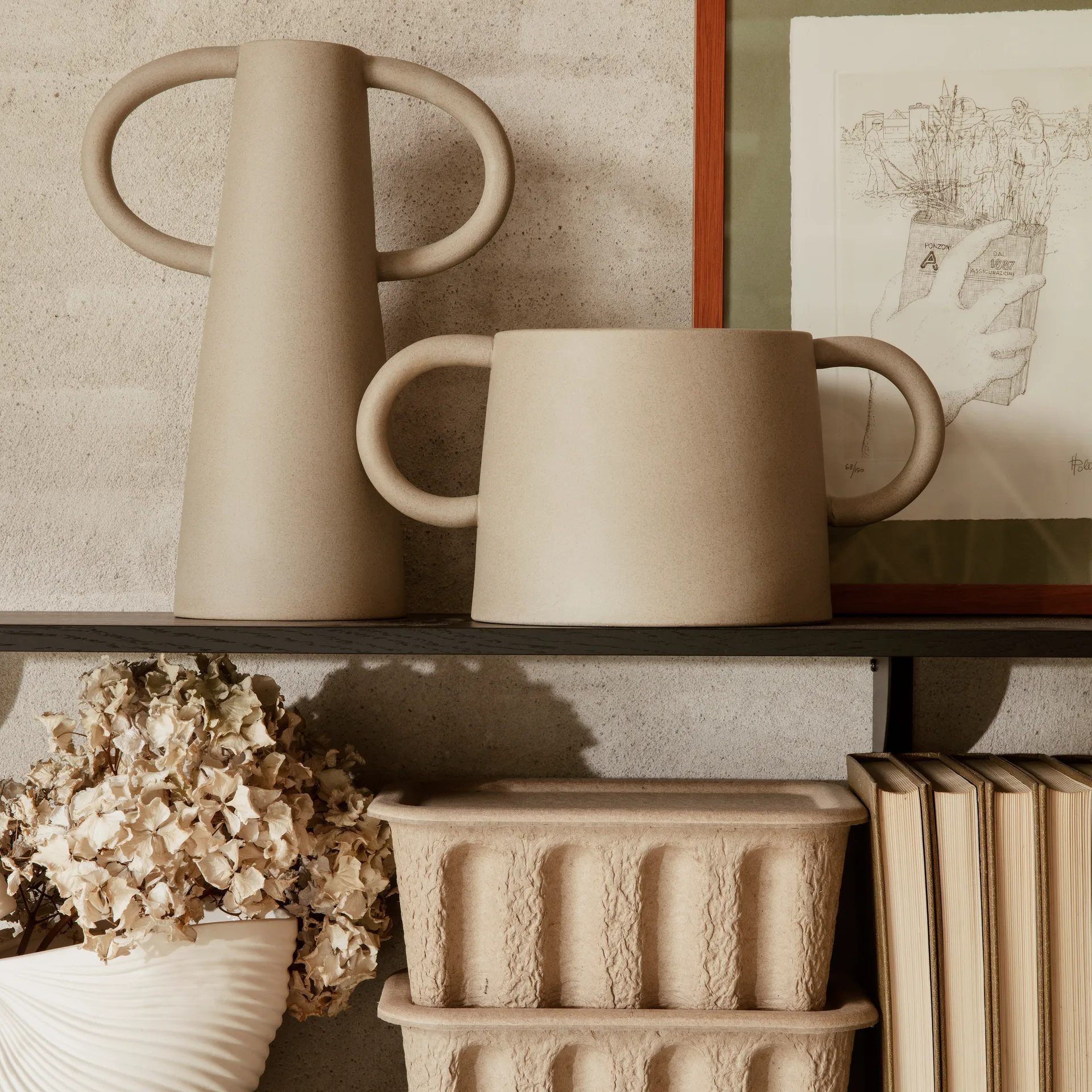 Anse flower pot, natural Ferm Living