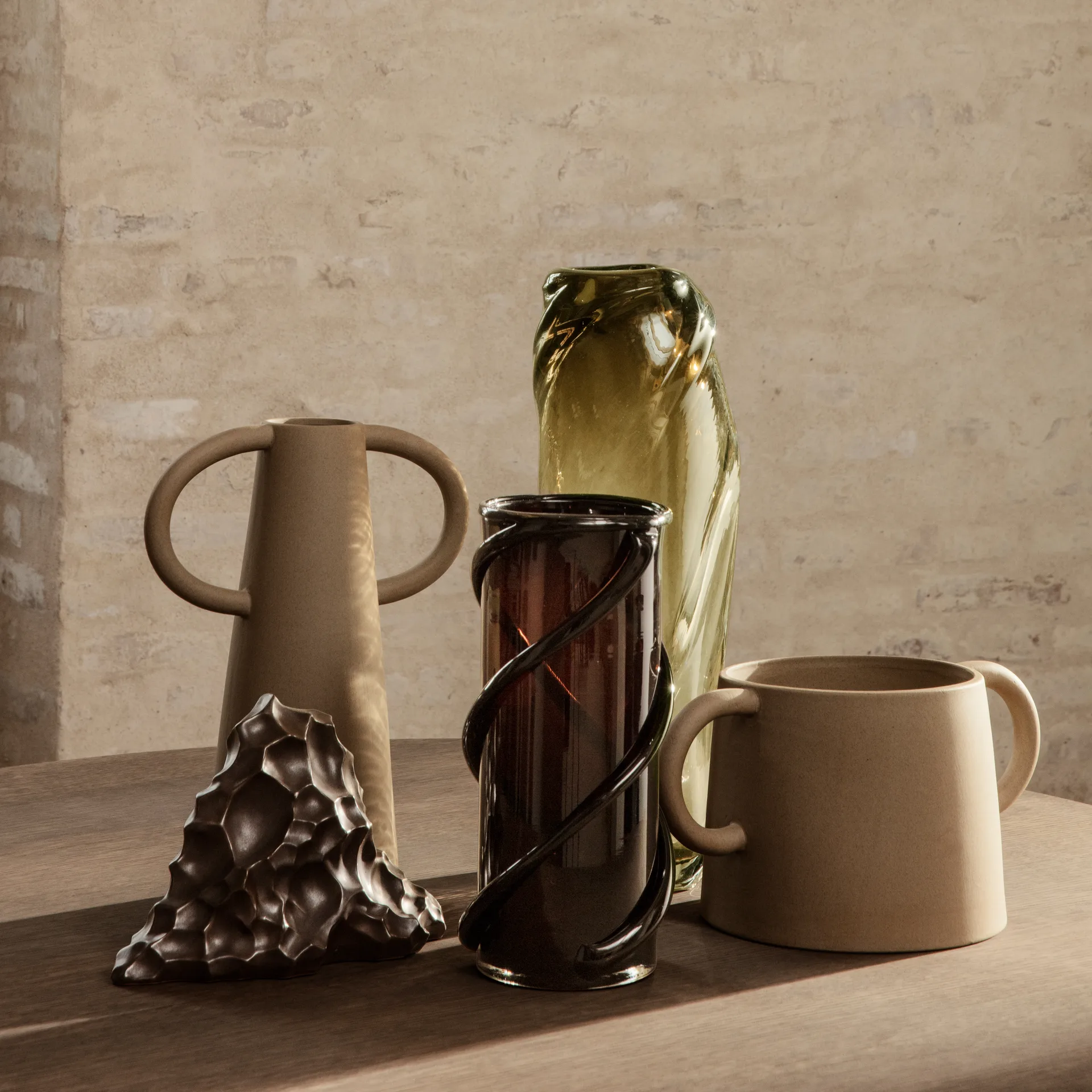 Anse flower pot, natural Ferm Living