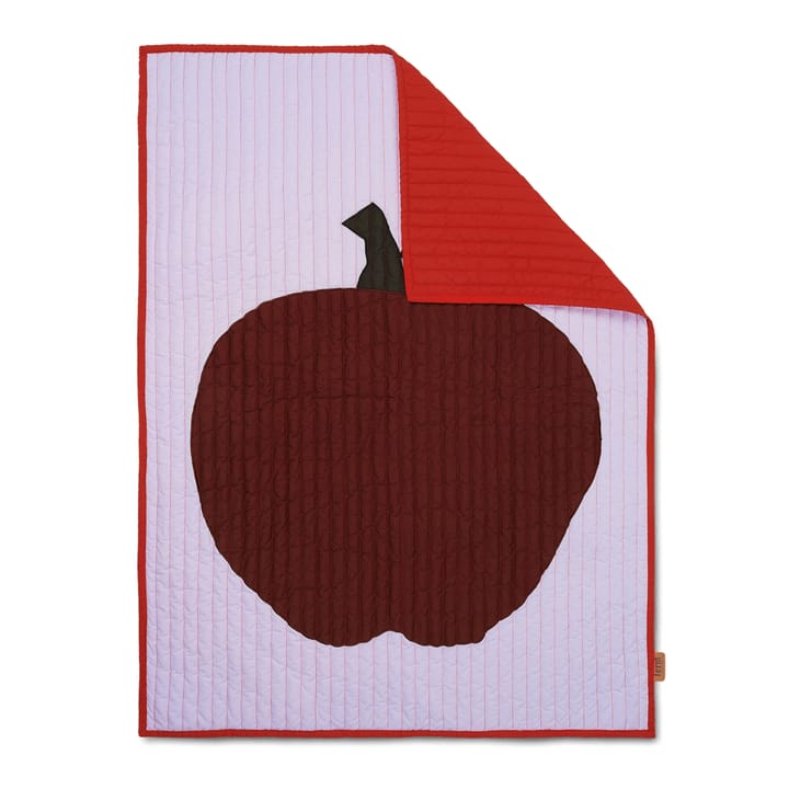Apple blanket 80x110 cm, purple-red Ferm Living