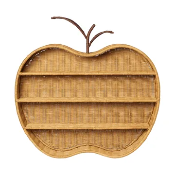 Apple braided wall shelf - Natural, 70x12.5x68 cm - Ferm Living