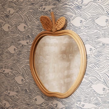 Apple mirror 37x42 cm - Natural - Ferm Living