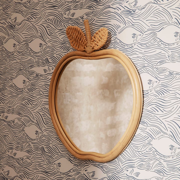 Apple mirror 37x42 cm - Natural - ferm LIVING