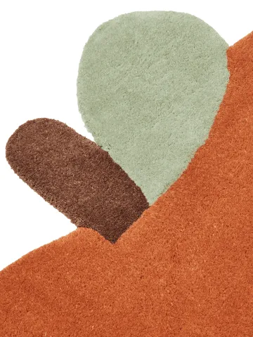 Apple tufted rug - Brown Clay, 110x110 cm - Ferm Living