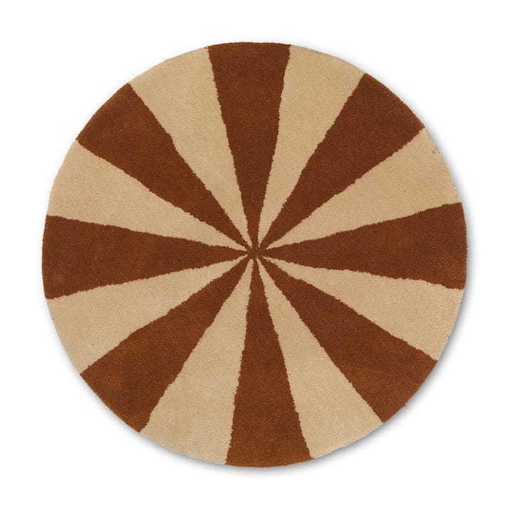 Arch Hand Tufted Rug Ø70 Cm From Ferm Living Nordicnest Com Arch Hand Tufted Rug Ø70 Cm From Ferm, Round Rugs 70cm