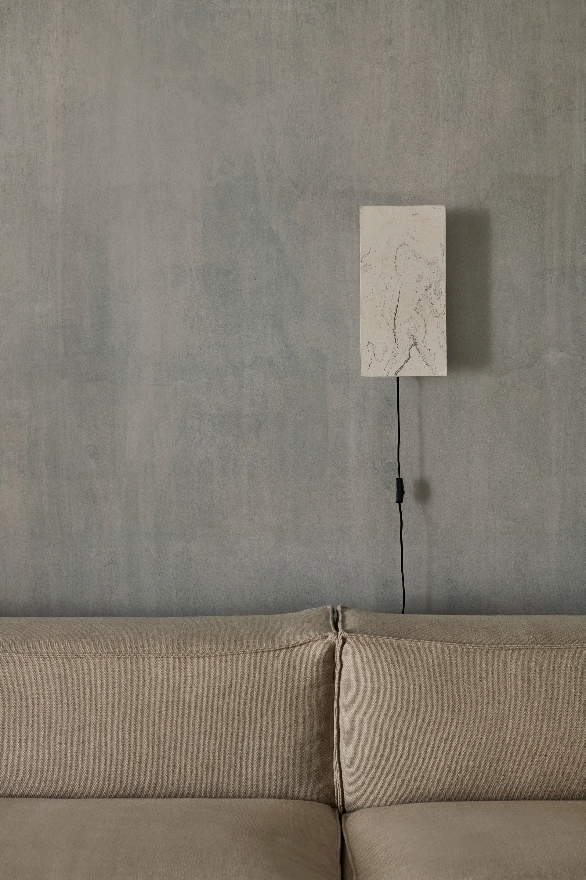 Argilla wall lamp, Marble White Ferm Living