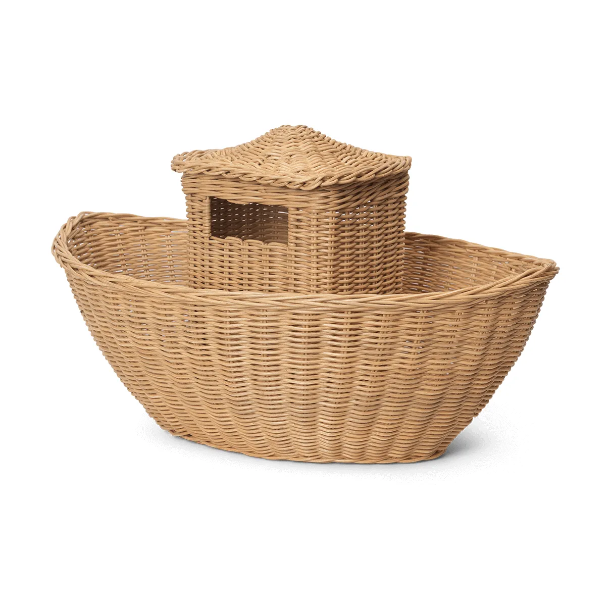 Ferm Living Ark woven basket Natural | Scandinavian Design | Storage baskets | Brown