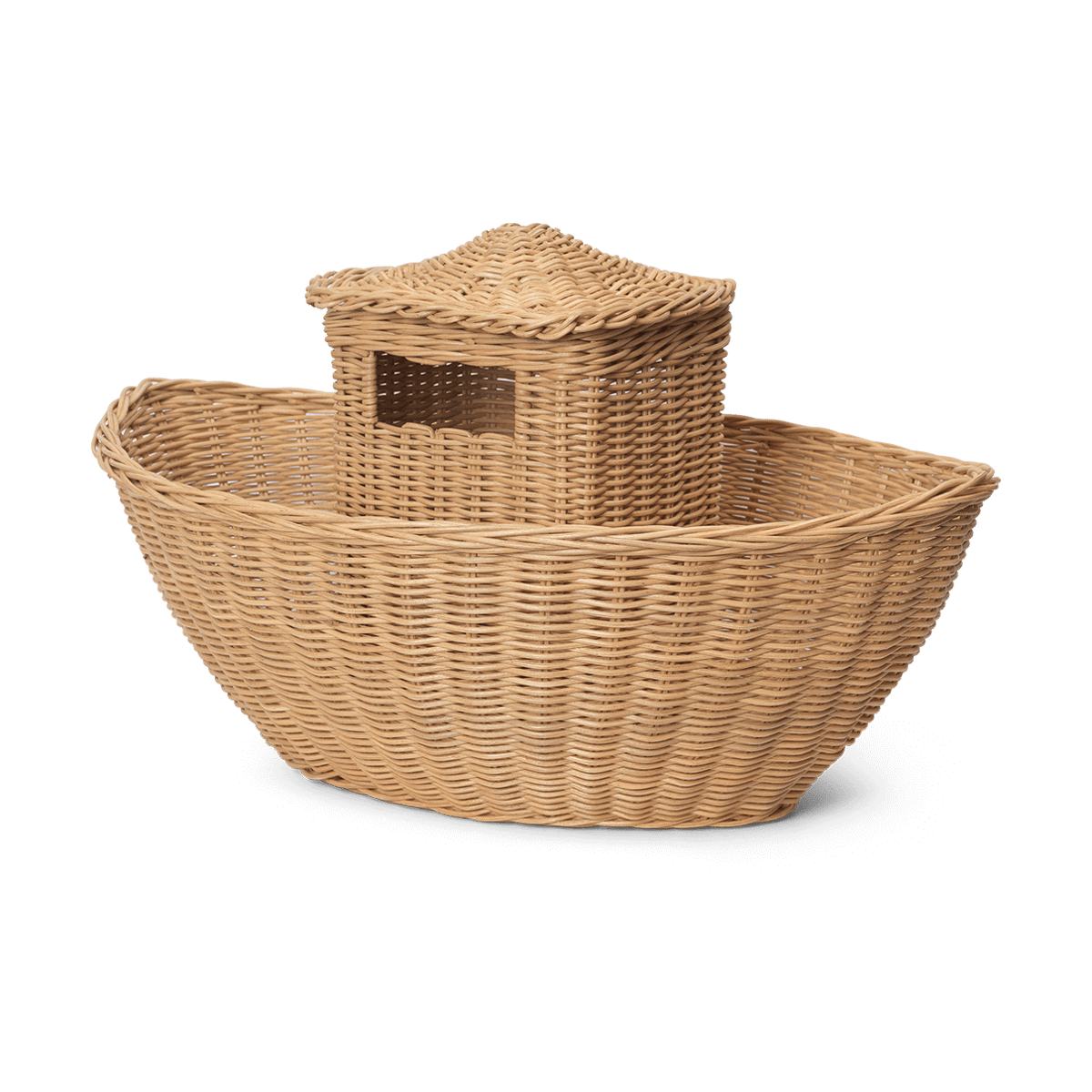 Ferm Living Ark woven basket Natural | Scandinavian Design | Storage baskets | Brown