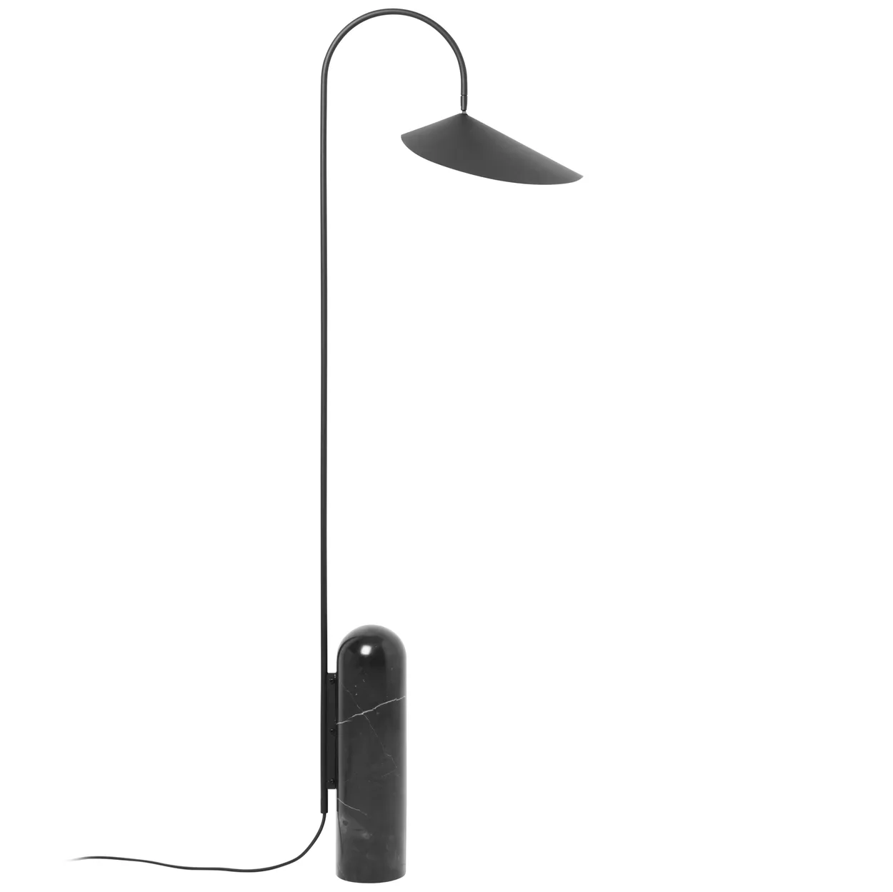 Ferm Living Arum floor lamp Black | Scandinavian Design | Floor lamps | Black