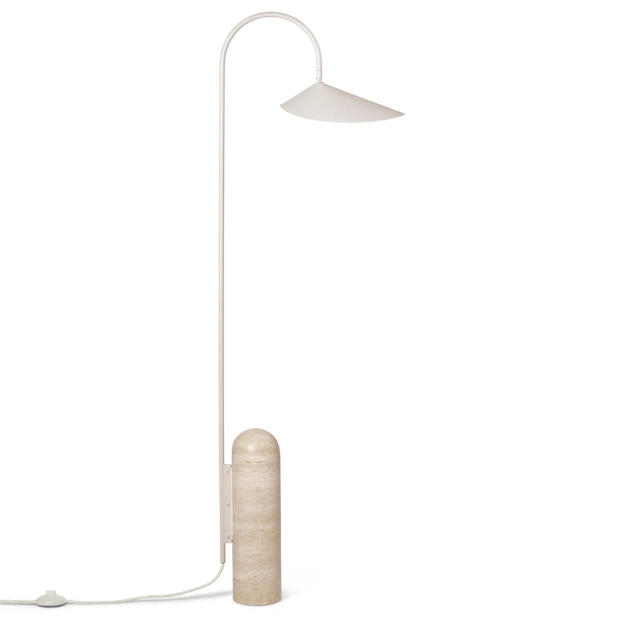 Ferm Living Arum floor lamp cashmere | Scandinavian Design | Floor lamps | Beige