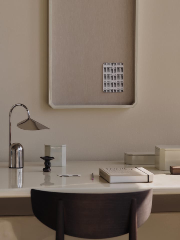 Arum portable lamp, Stainless steel Ferm Living