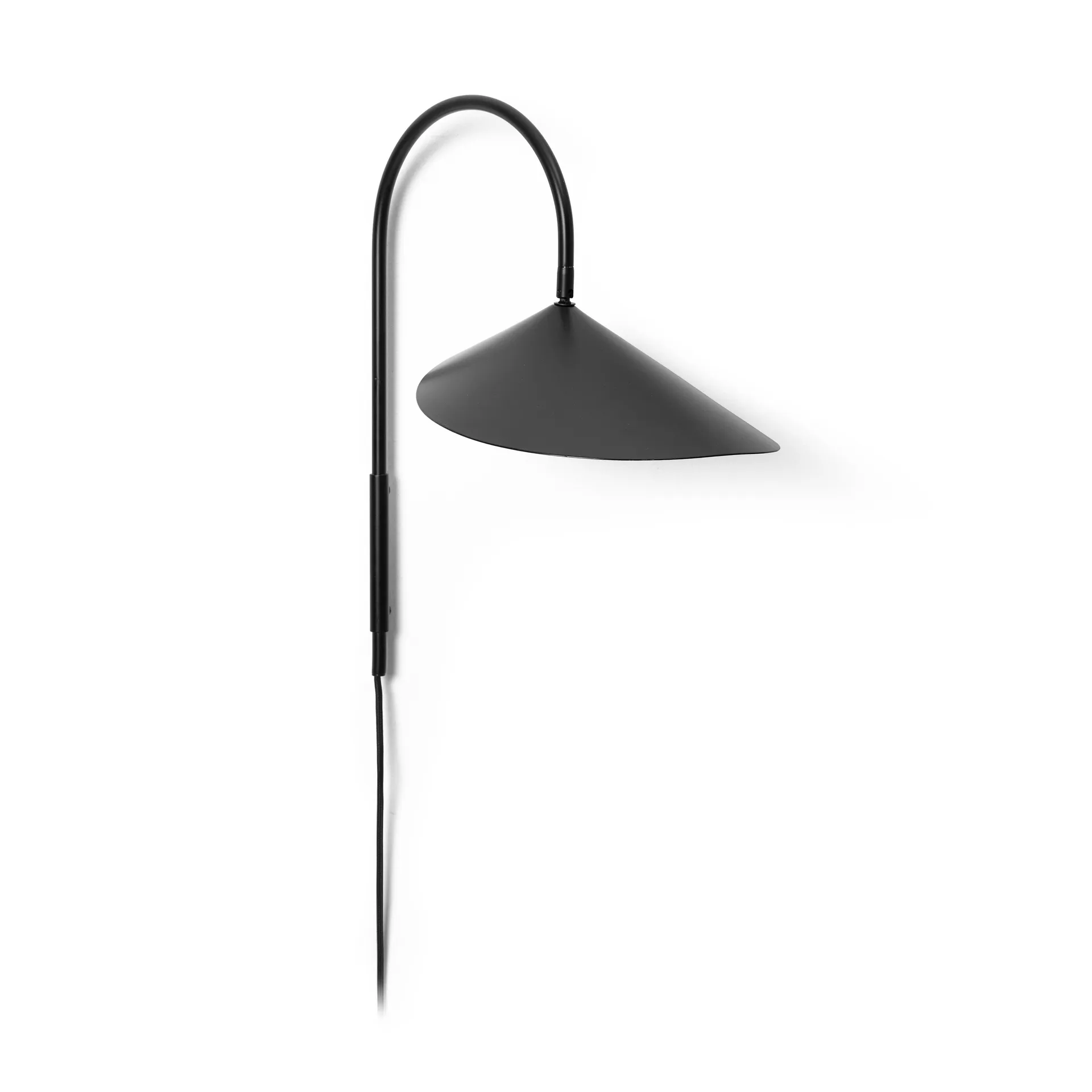 Arum swivel wall lamp, Black Ferm Living