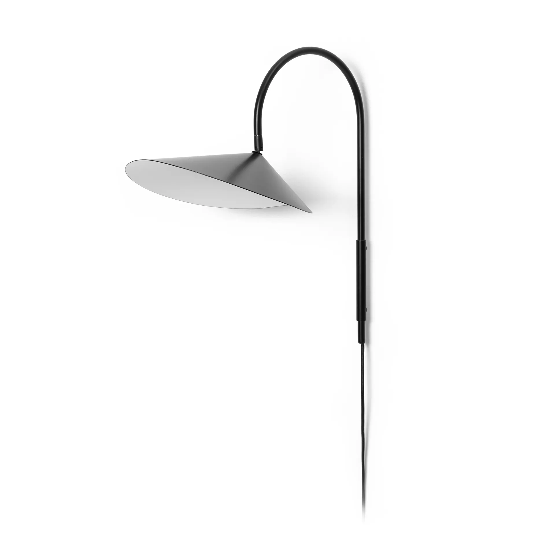 Arum swivel wall lamp, Black Ferm Living