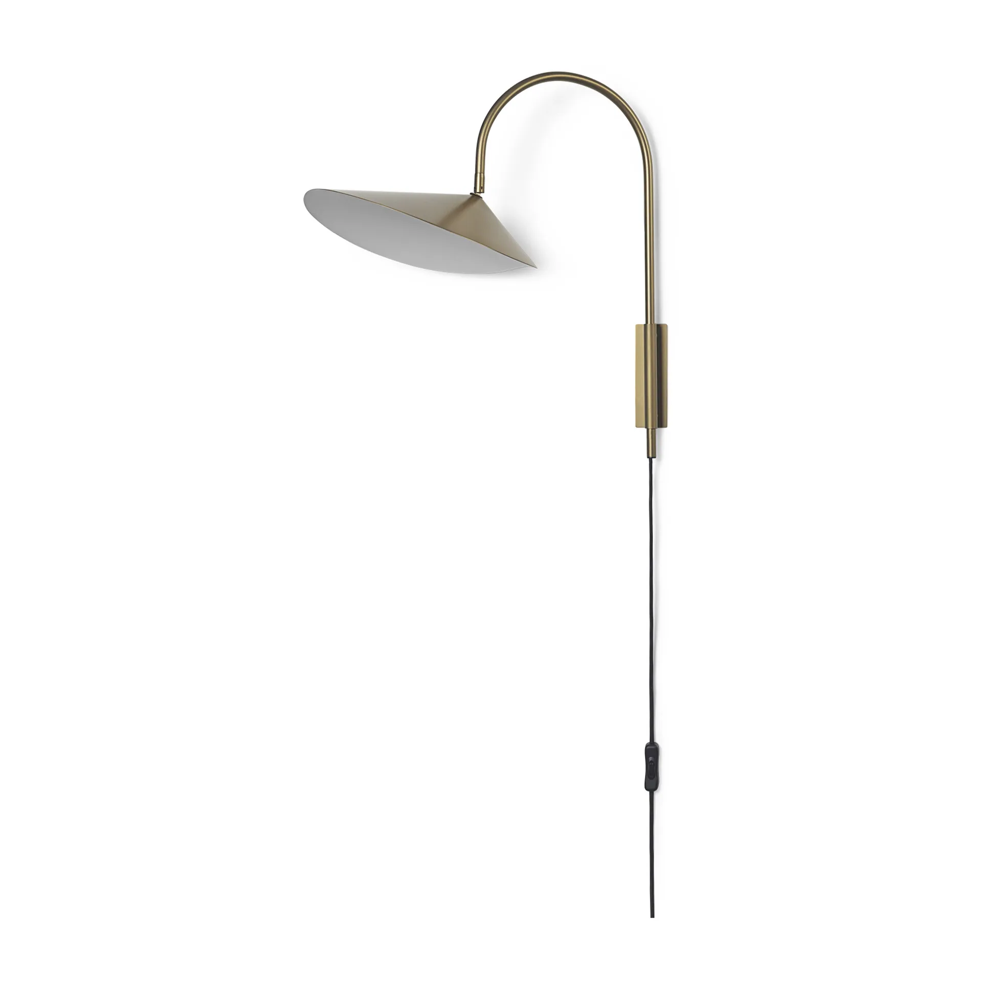 Arum swivel wall lamp, Bronze Ferm Living