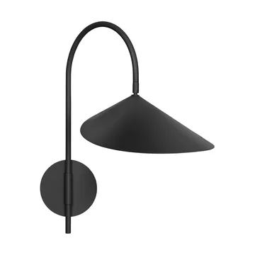 Arum swivel wall lamp hardwired installation - Black - Ferm Living