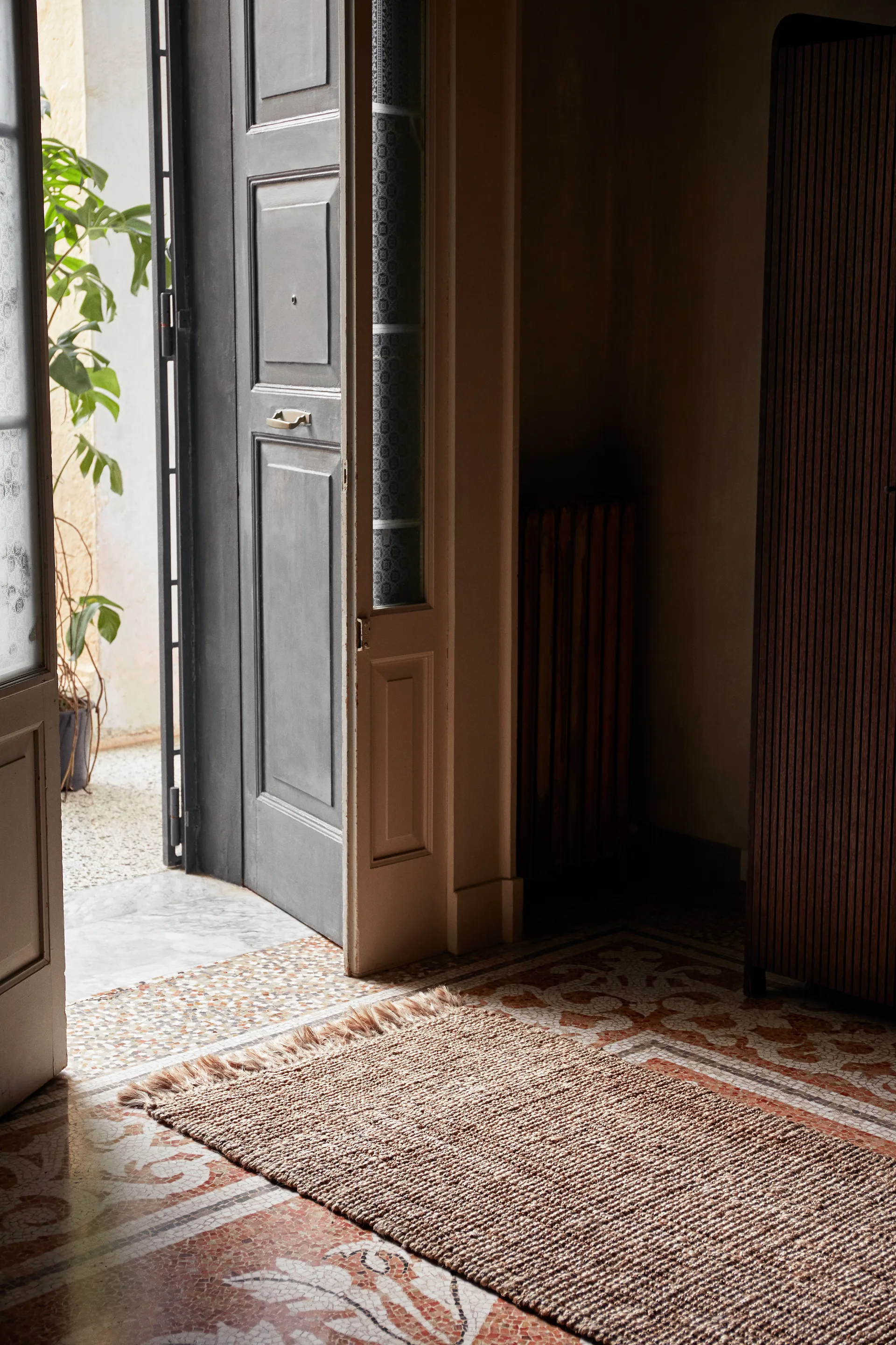 Athens hallway rug, Natural. 80x250 cm Ferm Living
