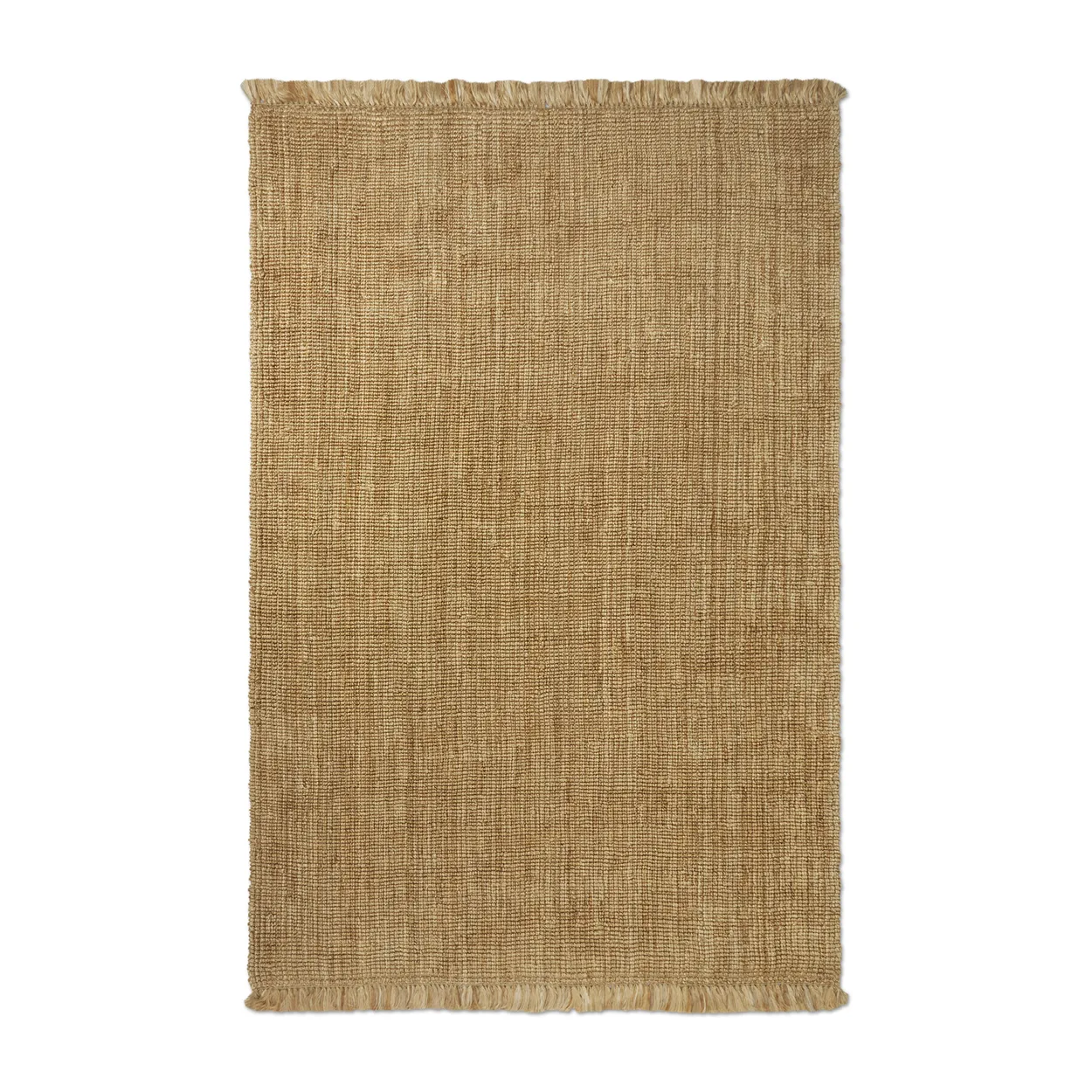 Ferm Living Athens rug Natural. 200x300 cm | Scandinavian Design | Fringe & Deep pile rugs | Brown