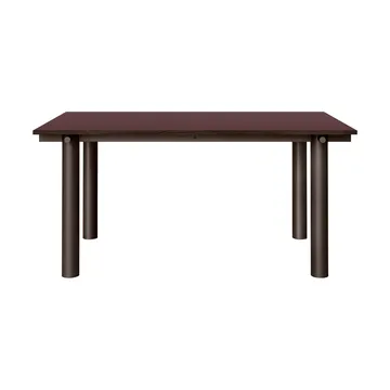 Atura dining table - Dark chocolate-burgundy, 90x160 cm - Ferm Living
