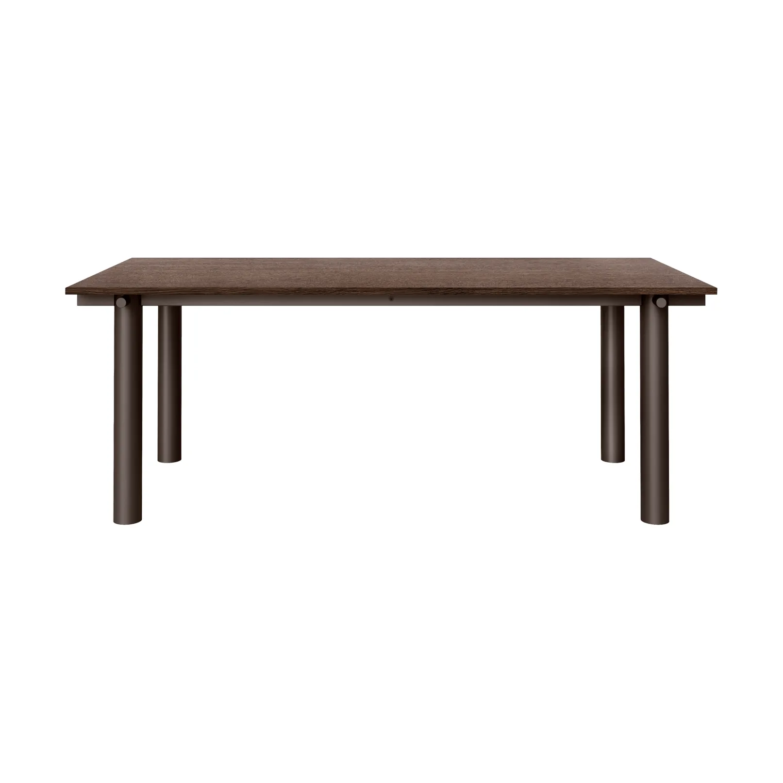 Atura dining table, Dark chocolate-dark stained oak, 90x200 cm Ferm Living
